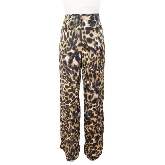 MNG Collection Animal Print Straight Leg Pants - Size 14/16 - Picture 3 of 4